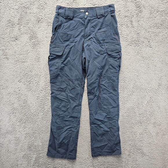 5.11 Tactical Pants Men‎ 28x32 Blue Straight Leg Utility Workwear Cargo Pant - Picture 1 of 10